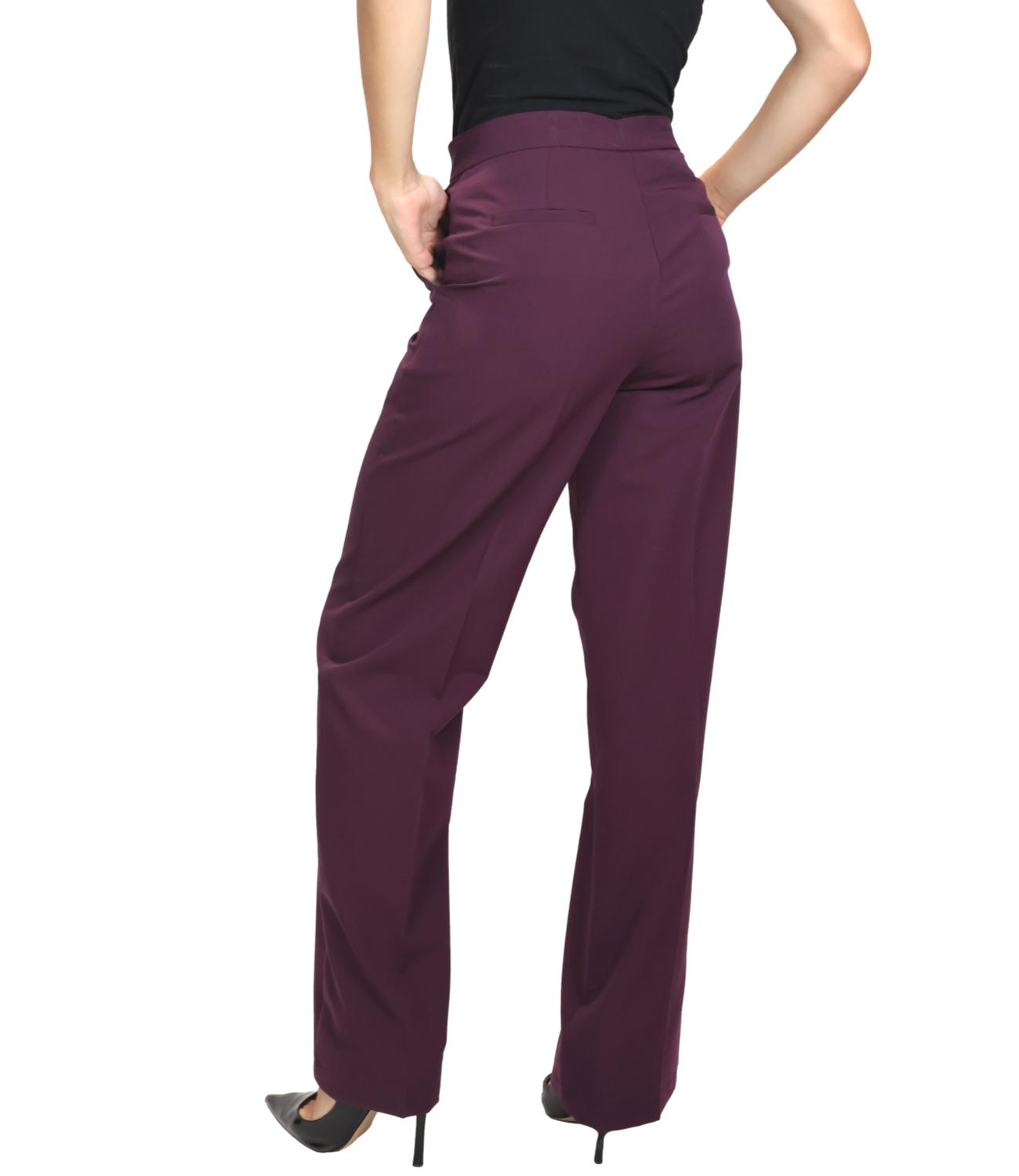 Vicolo Pantalone Bordeaux Donna