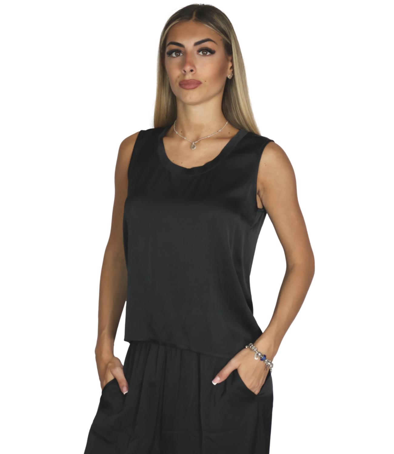 Vicolo Canotta Nero Donna