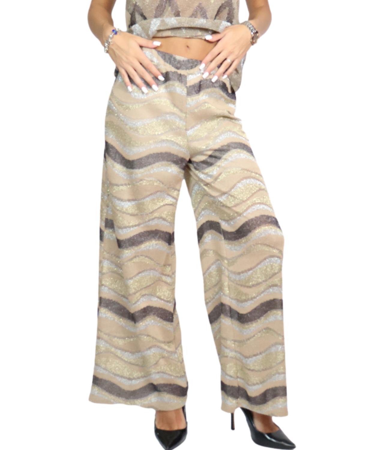 Vicolo Pantalone lurex Donna