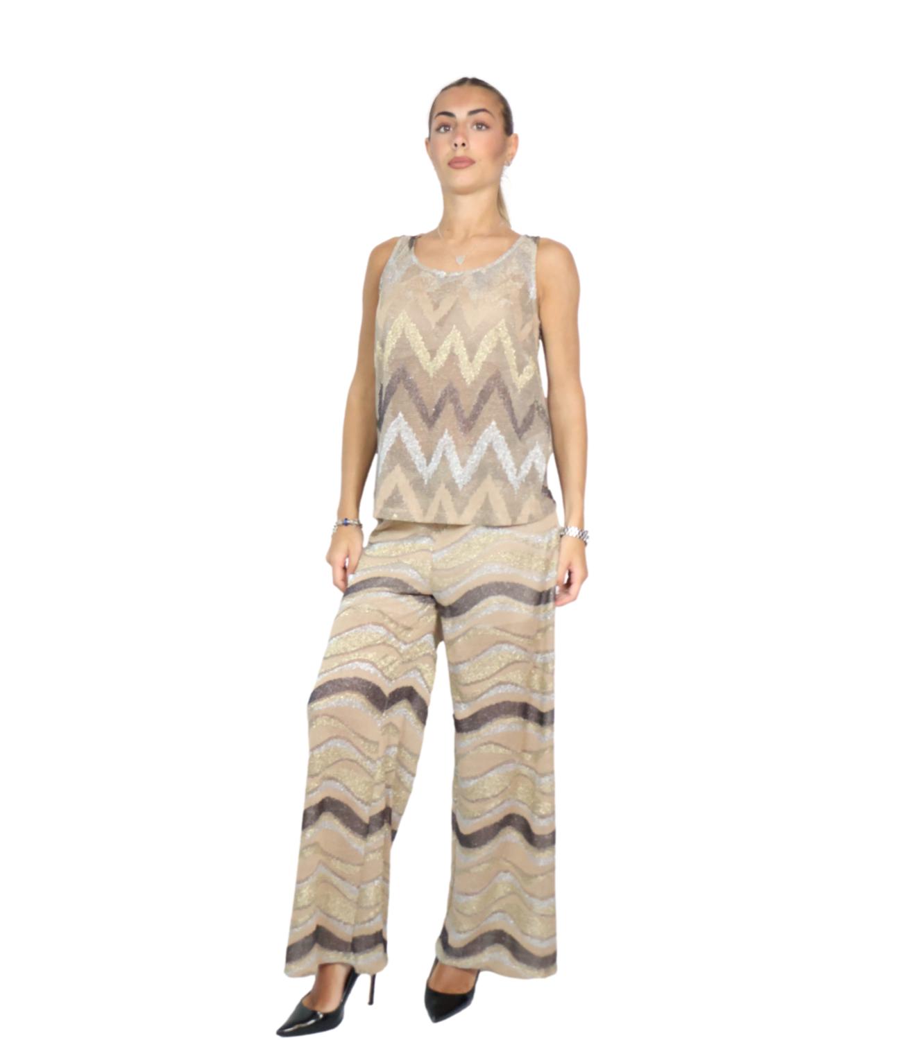 Vicolo Pantalone lurex Donna