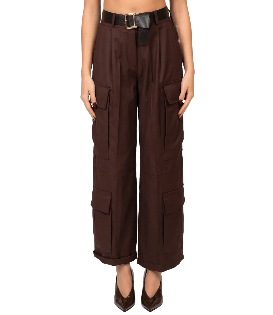 Vicolo Pantalone Cargo Moro Donna