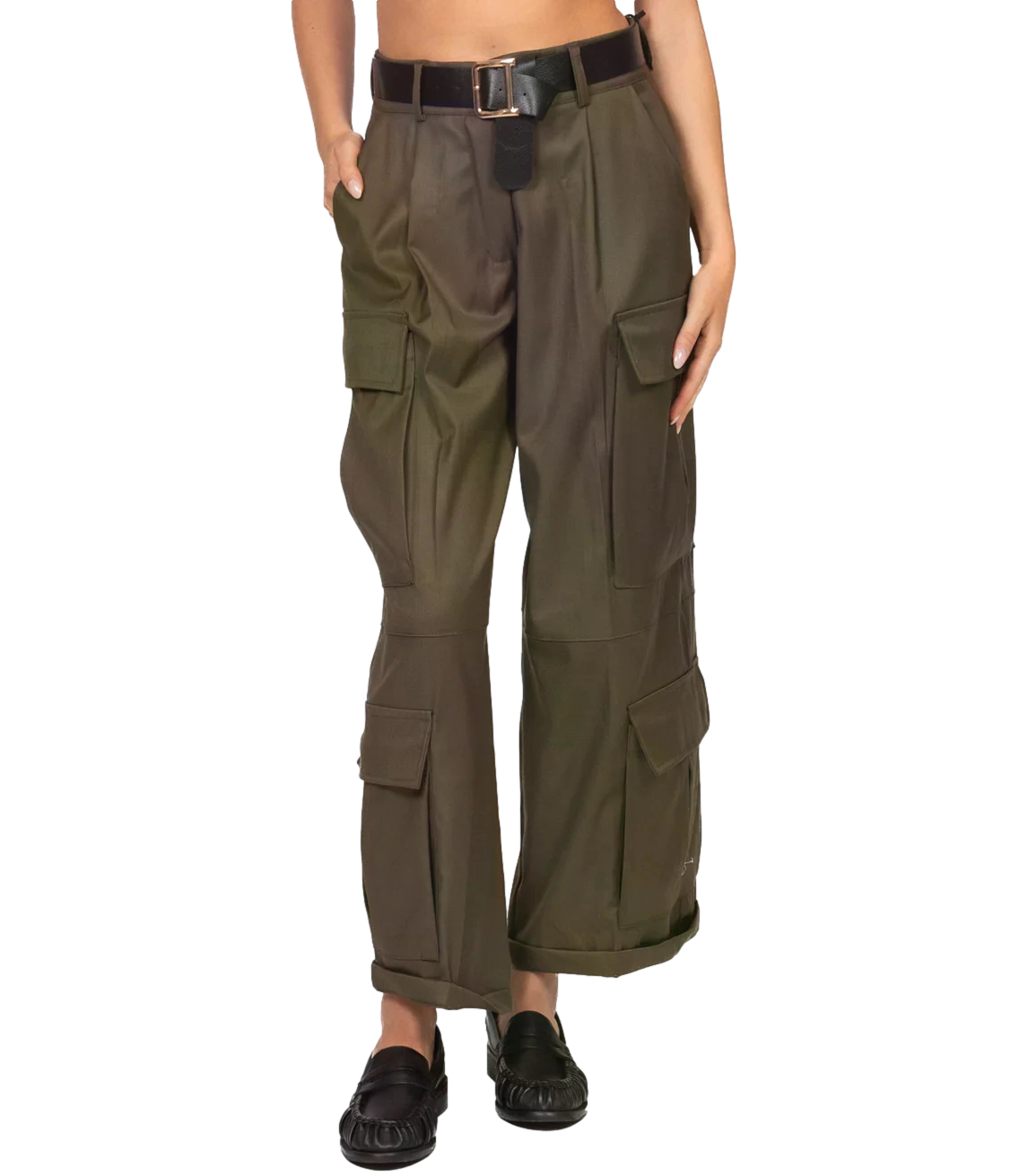 Vicolo Pantalone Militare Donna