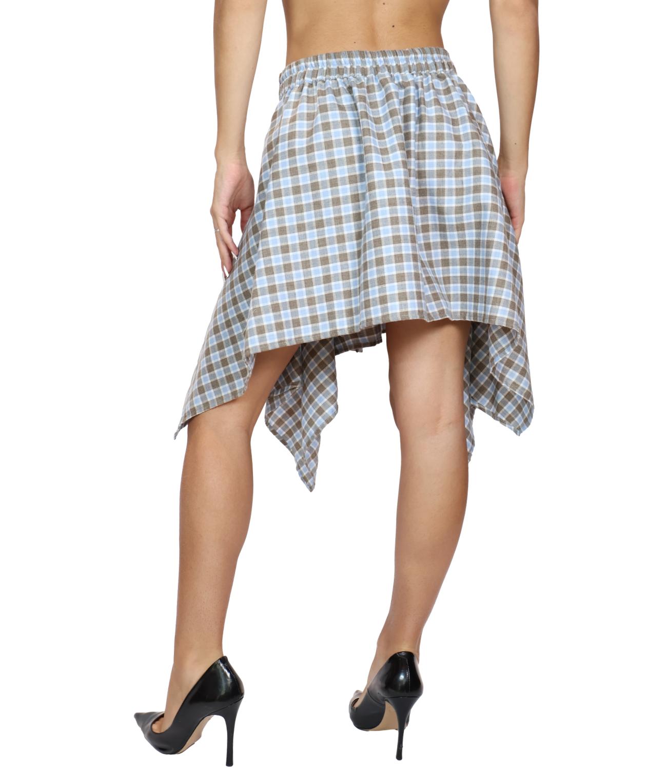 Vicolo Gonna Grigio/Beige Donna