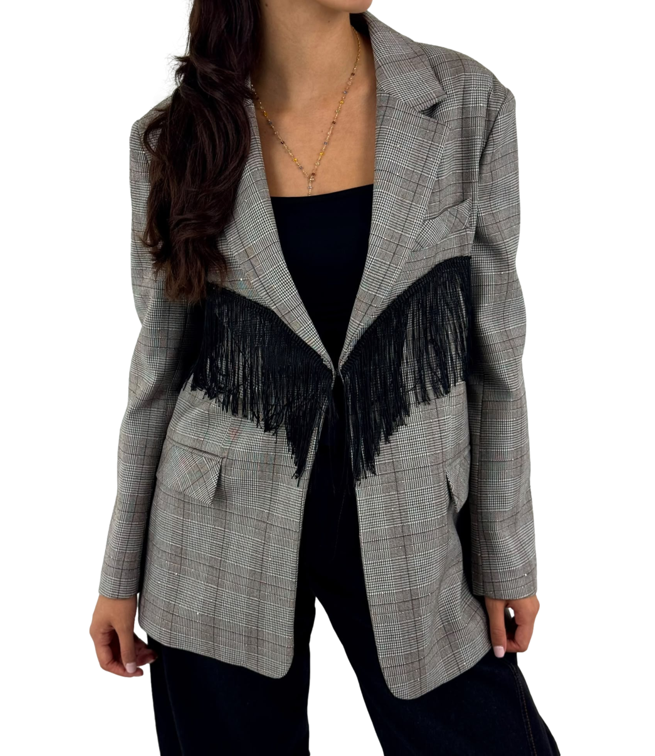 Vicolo Giacca Beige/Moro Donna