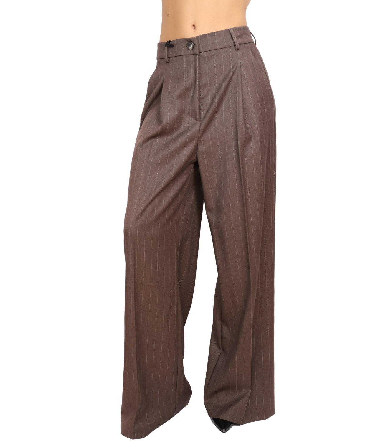 Vicolo Pantalone Tortora Donna