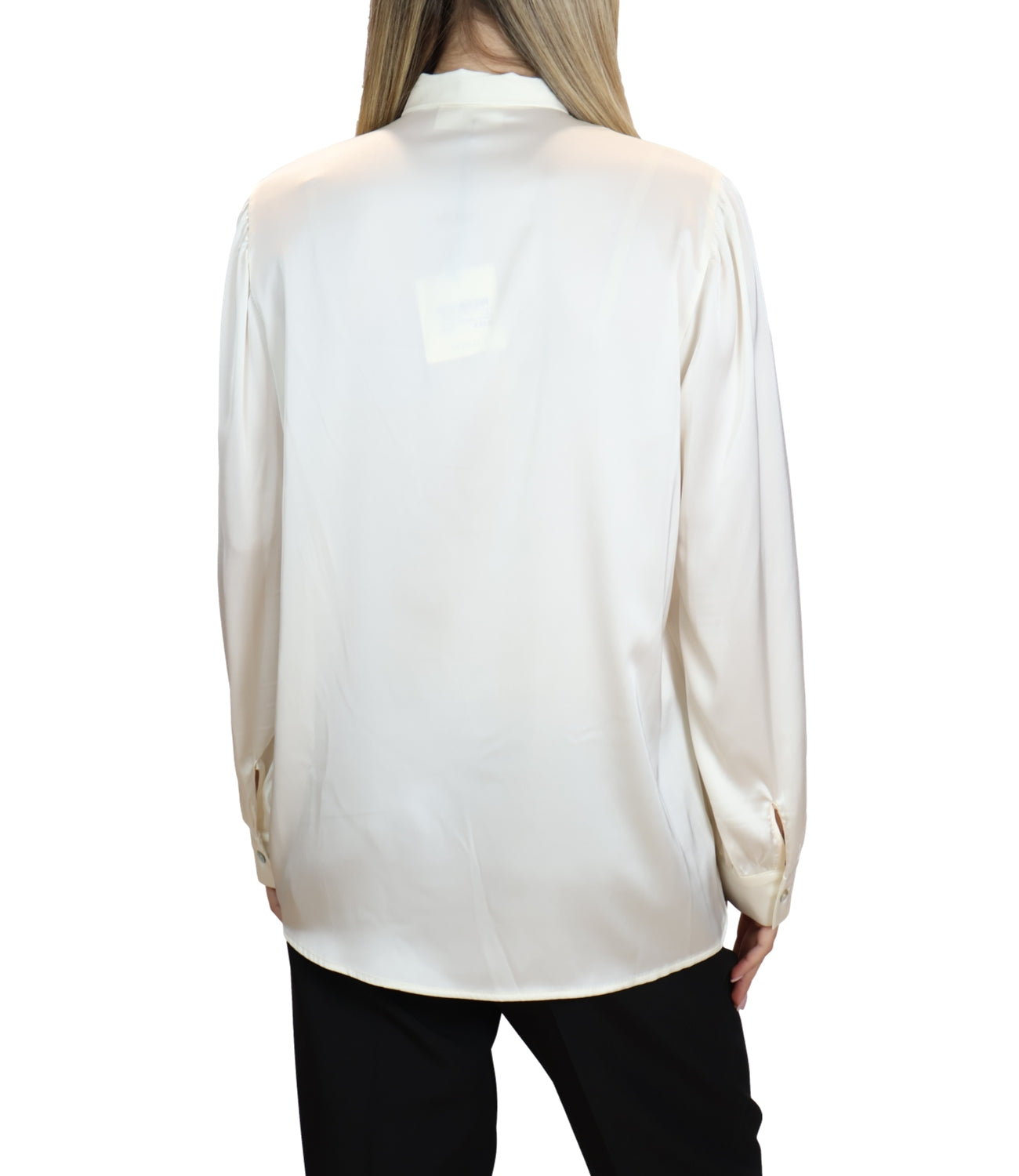 Vicolo Camicia Fiocco Naturale Donna