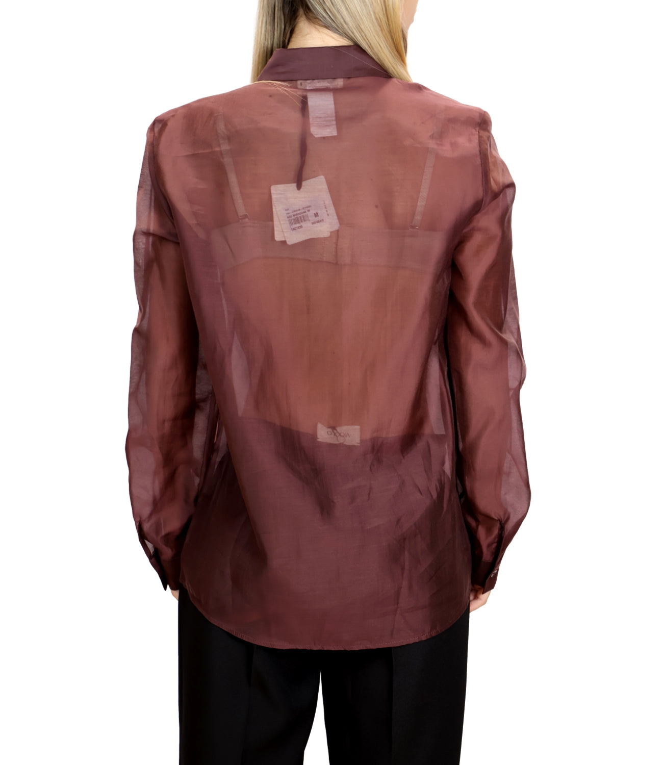 Vicolo Camicia Borgogna Donna