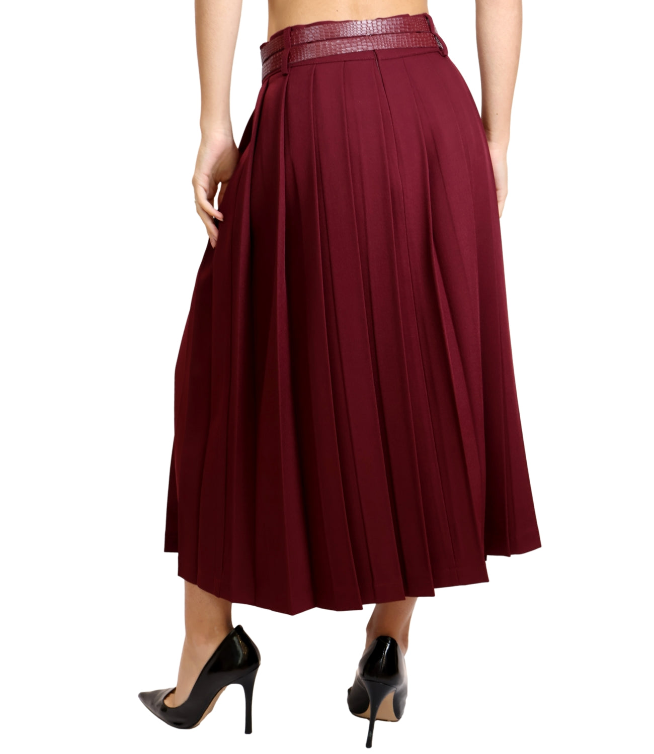 Vicolo Gonna Bordeaux Donna