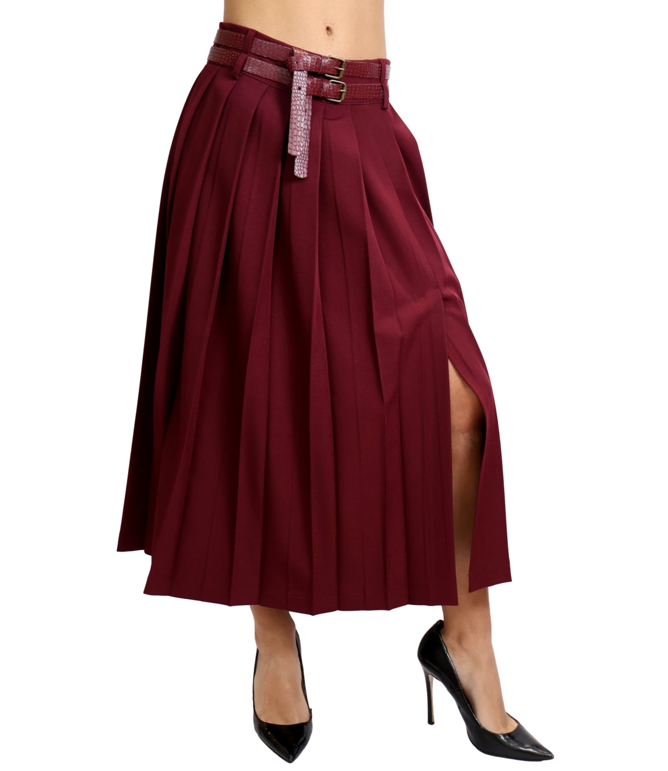 Vicolo Gonna Bordeaux Donna