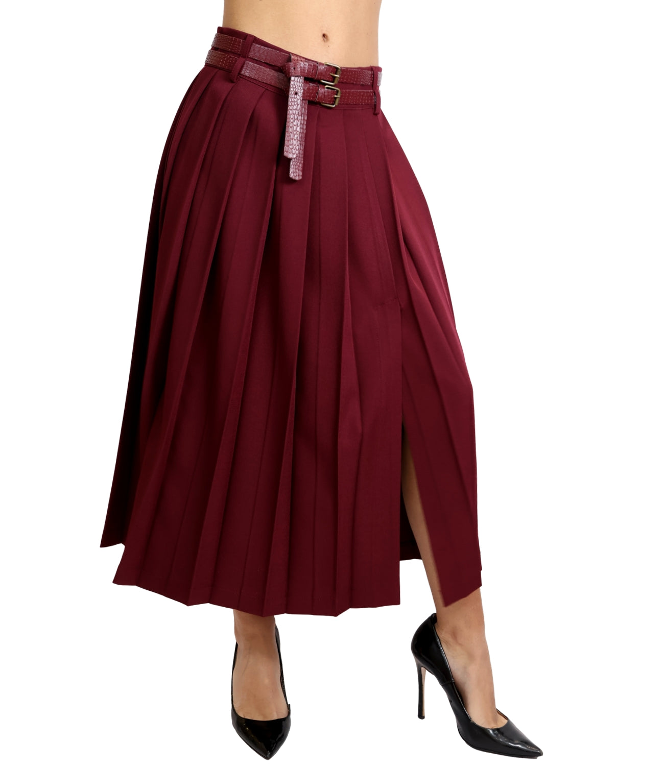 Vicolo Gonna Bordeaux Donna