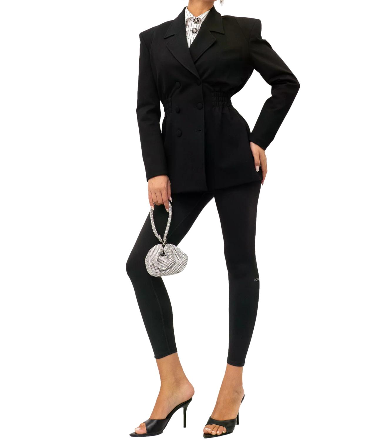 Vicolo Leggings Nero Donna