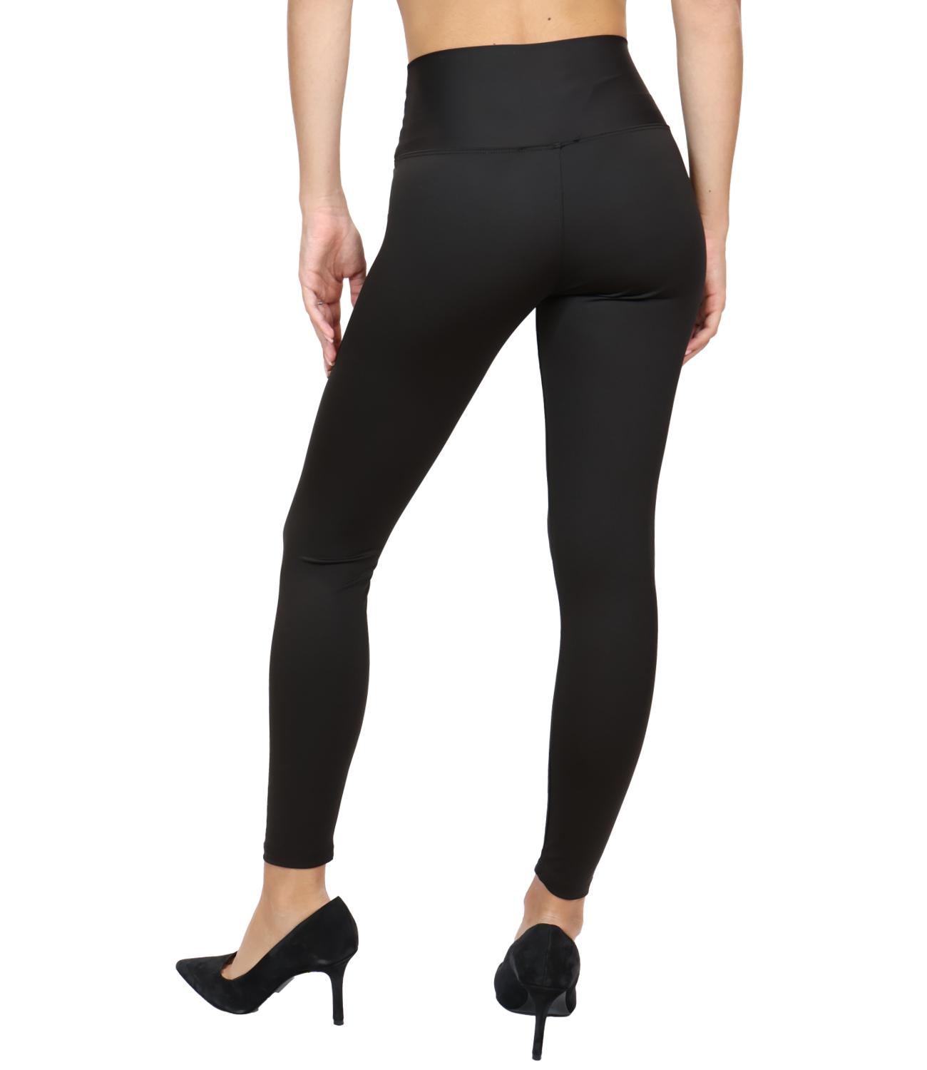 Vicolo Pantalone Leggings Nero Donna