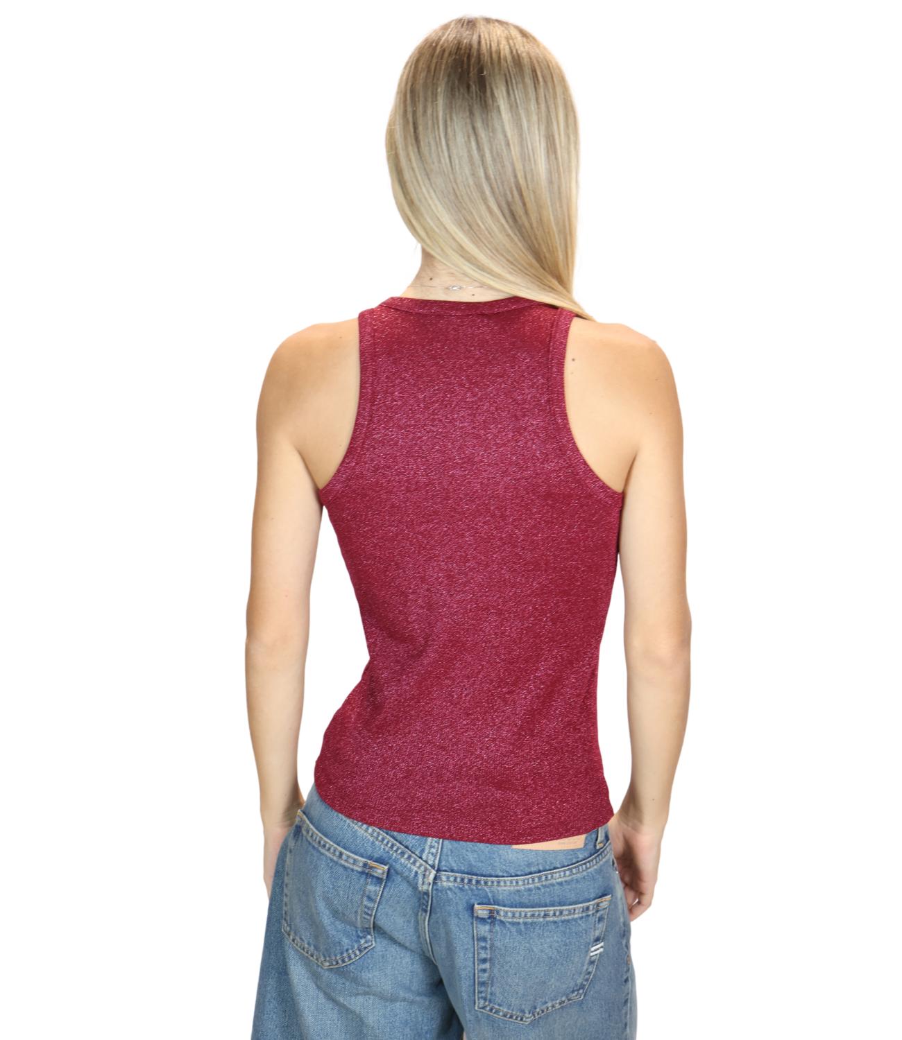 Vicolo Top Porpora Donna