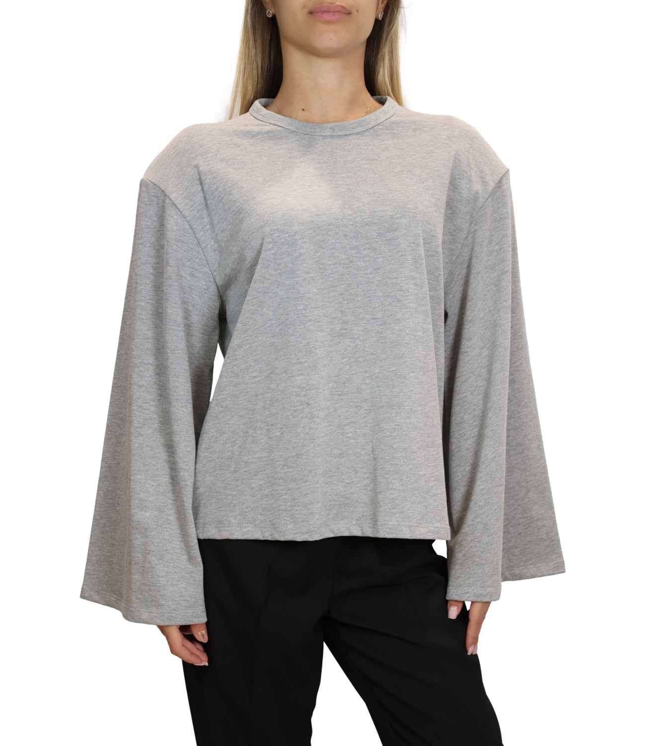 Vicolo T-shirt Grigio Melange Donna