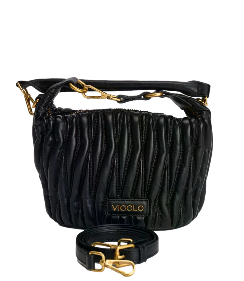 Vicolo Vicolo Borsa Hook Nero Donna