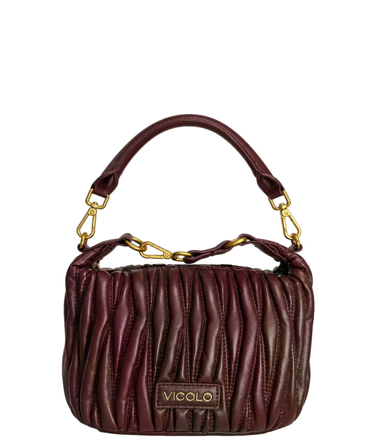 Vicolo Vicolo Borsa Hook Melanzana Donna