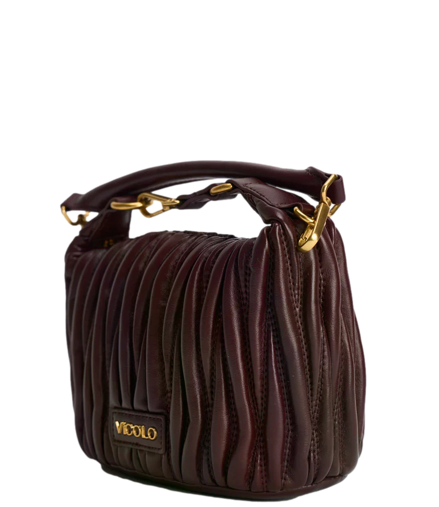 Vicolo Vicolo Borsa Hook Melanzana Donna