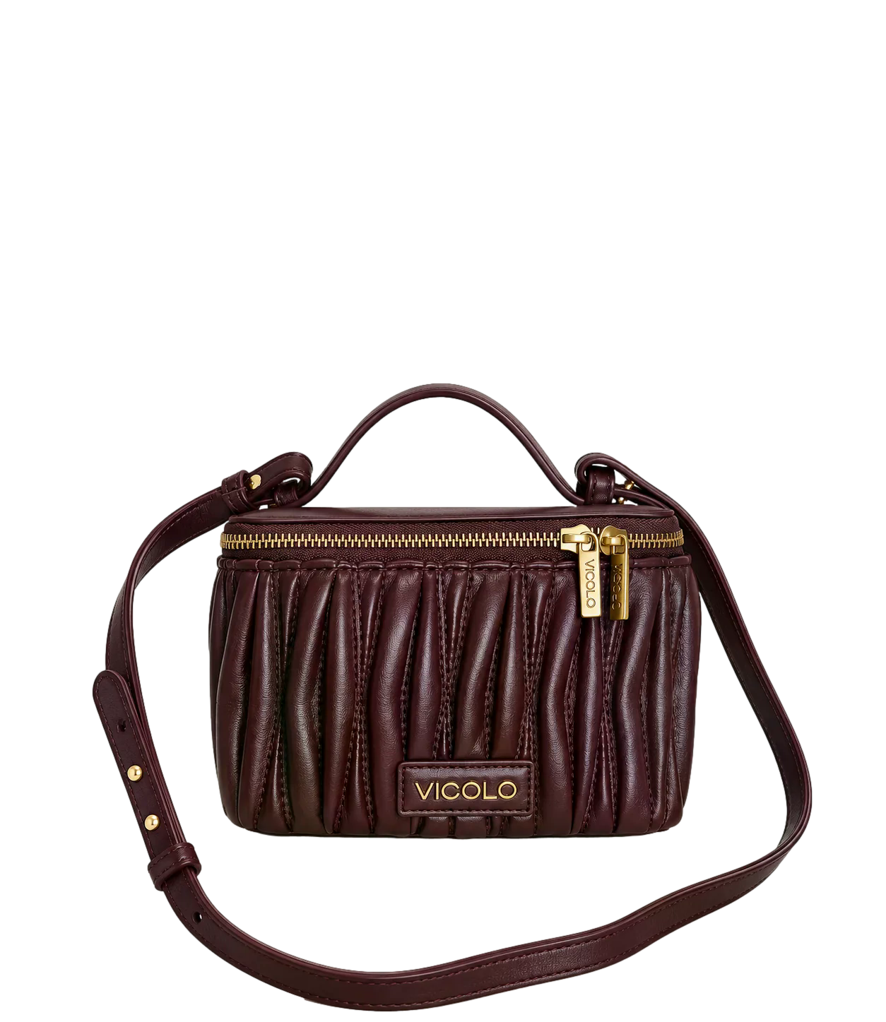 Vicolo Borsa Bauletto Melanzana Donna