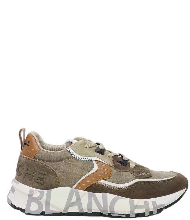 Sneakers Voile Blanche Delavè wax dark brown in pelle scamosciata