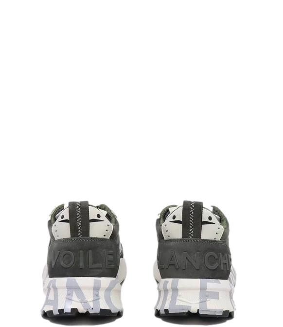 Sneakers Voile Blanchegrigio melange in pelle scamosciata