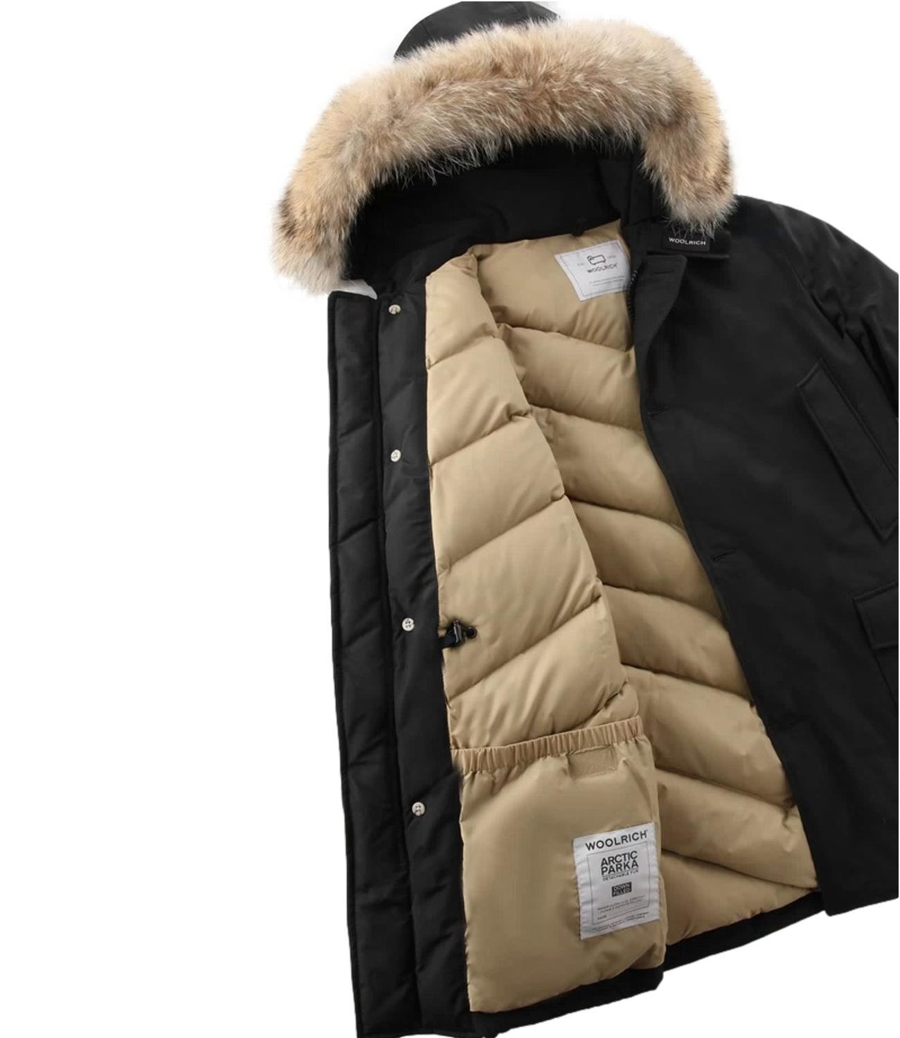 Woolrich Arctic Detachable Fur Parka nero