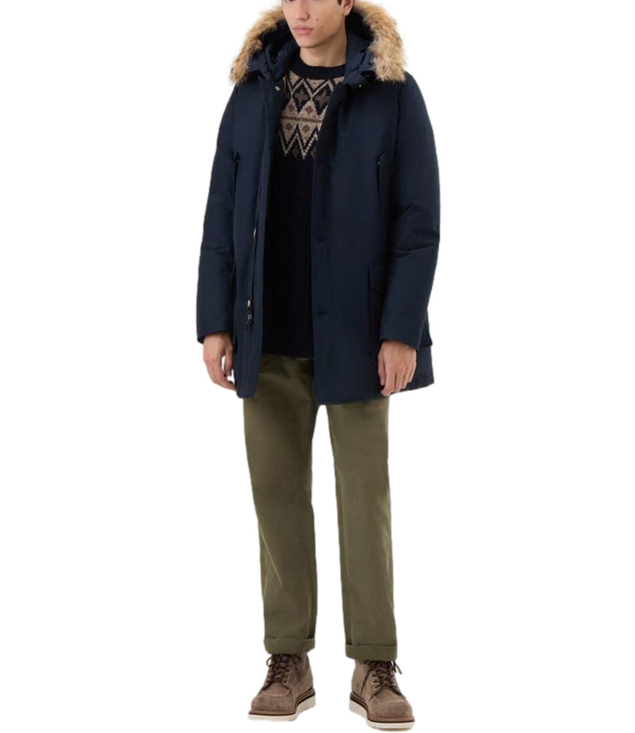Woolrich blu Arctic Detachable Fur Parka