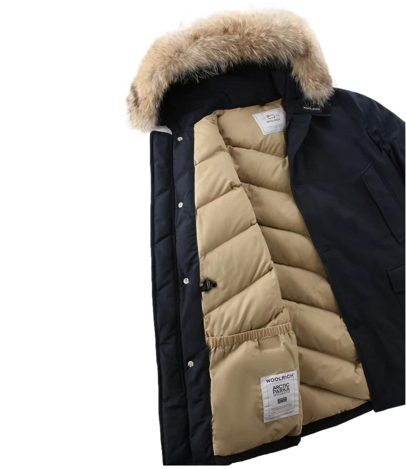 Woolrich blu Arctic Detachable Fur Parka