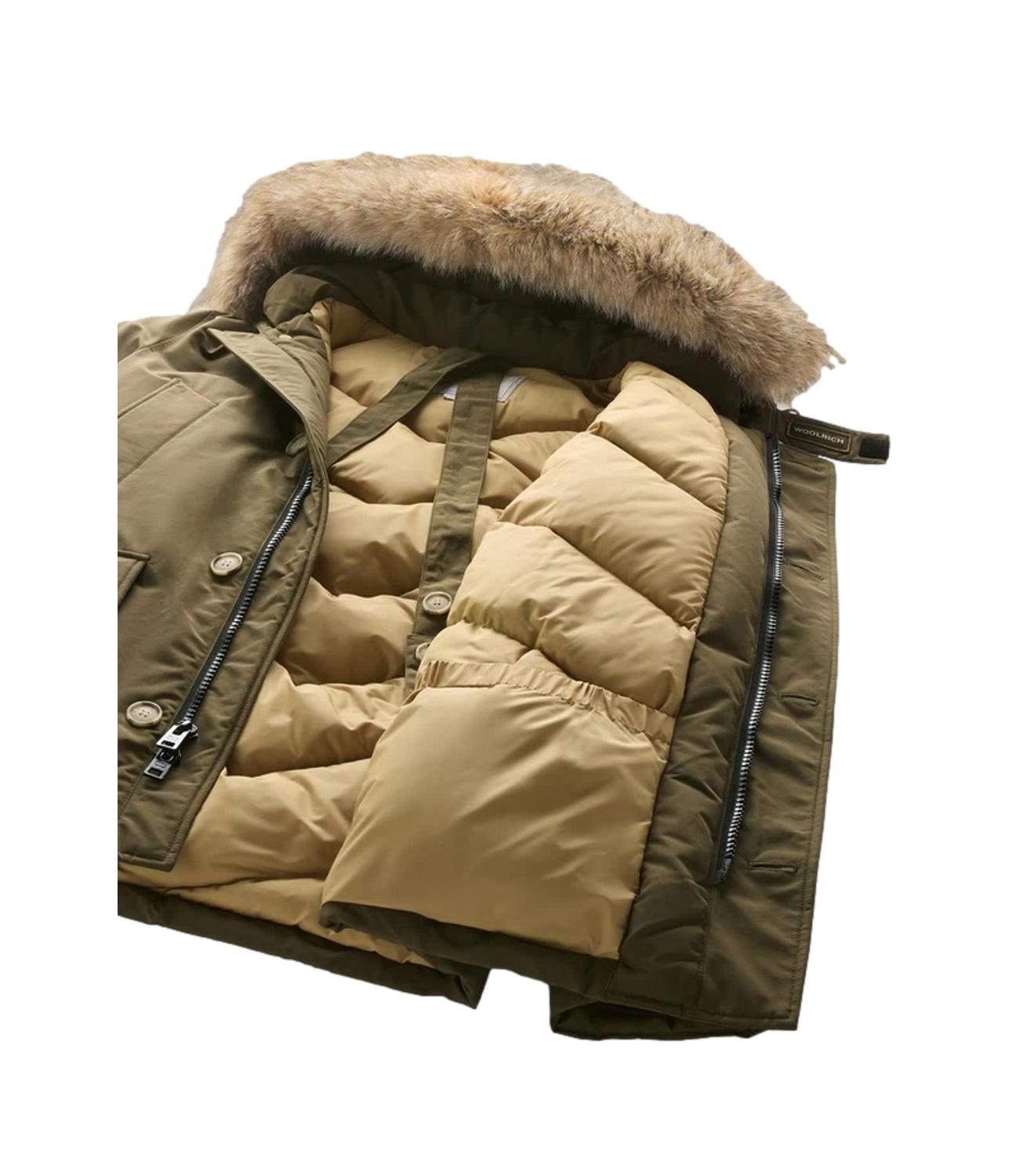Woolrich Arctic Detachable Fur Parka dark green