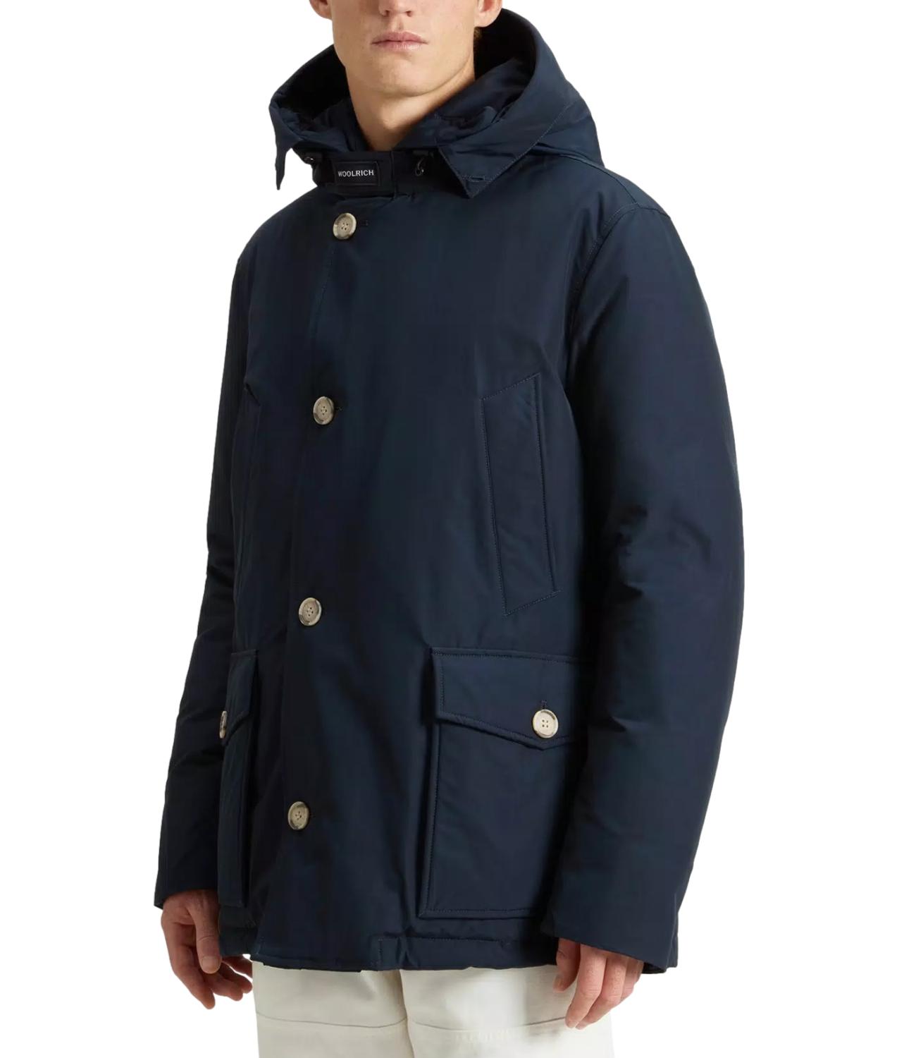 Woolrich Arctic Detachable Fur Anorak melton blue