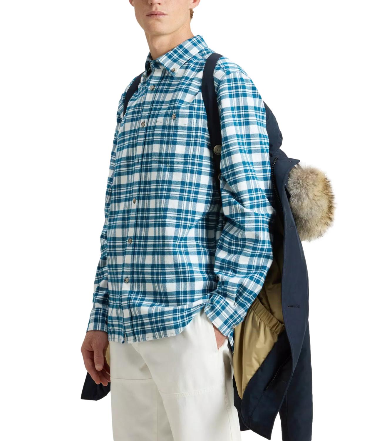 Woolrich Arctic Detachable Fur Anorak melton blue