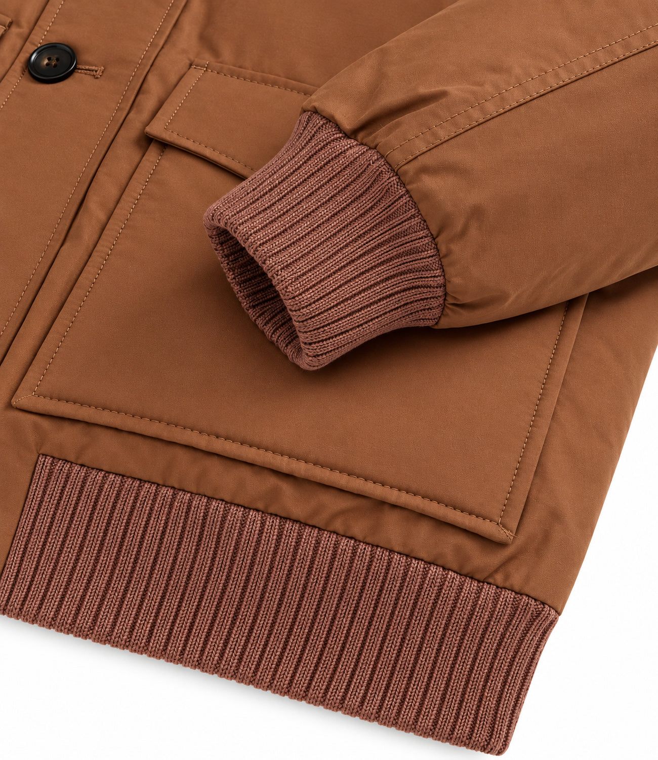 Woolrich Polar Detachable Fur Bomber bison uomo