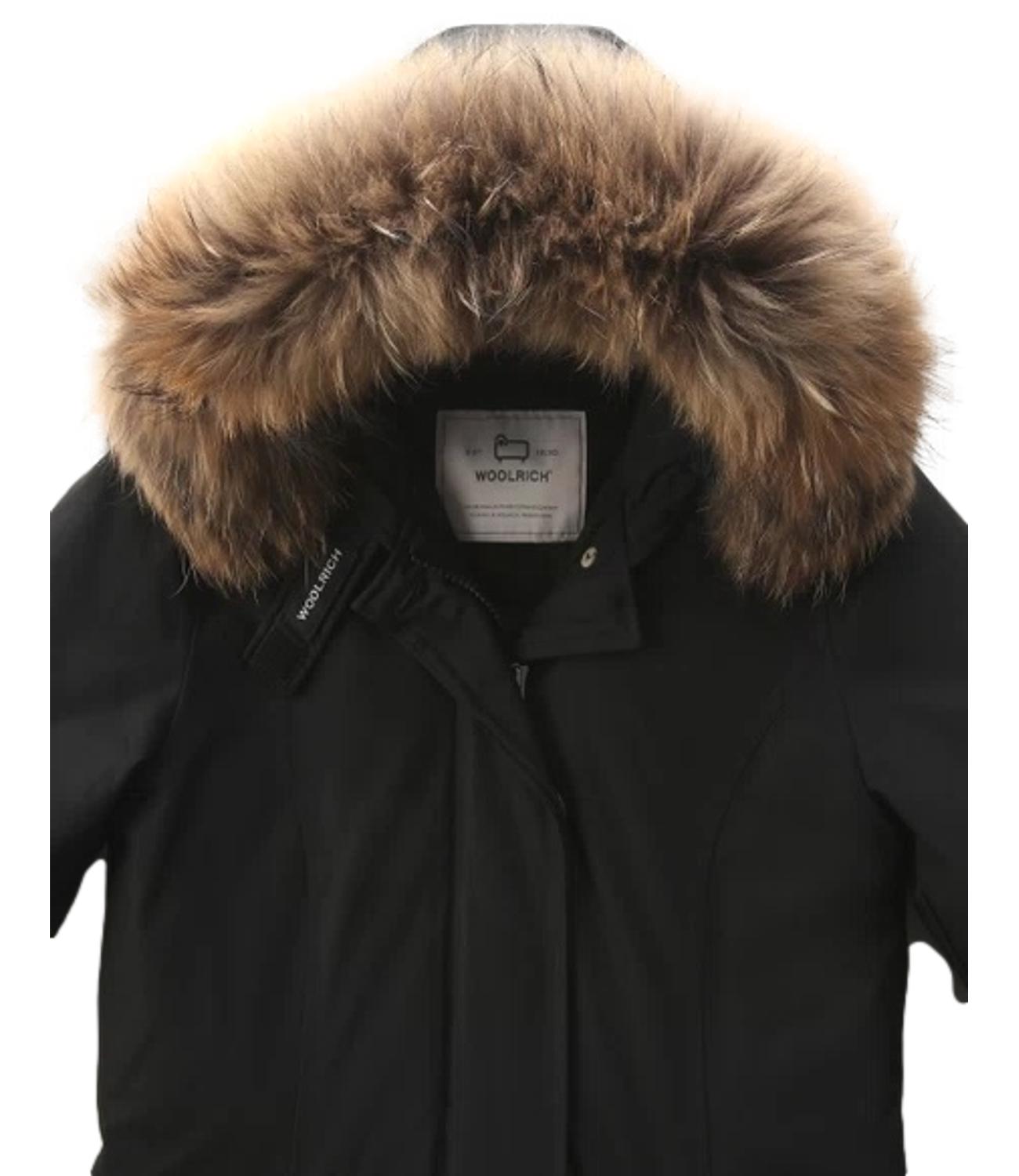 Woolrich Arctic Raccoon Parka nero donna