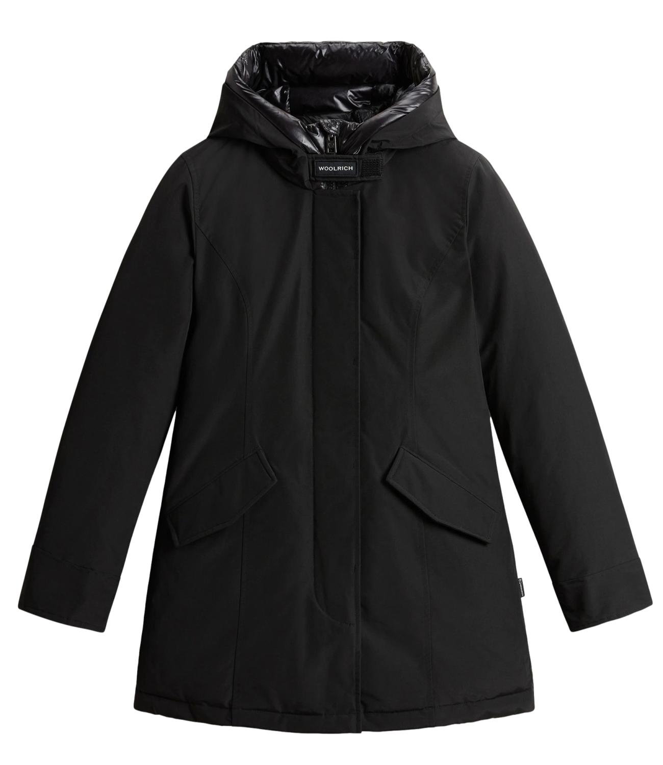 Woolrich Arctic Parka nero con cappuccio piuma d'oca