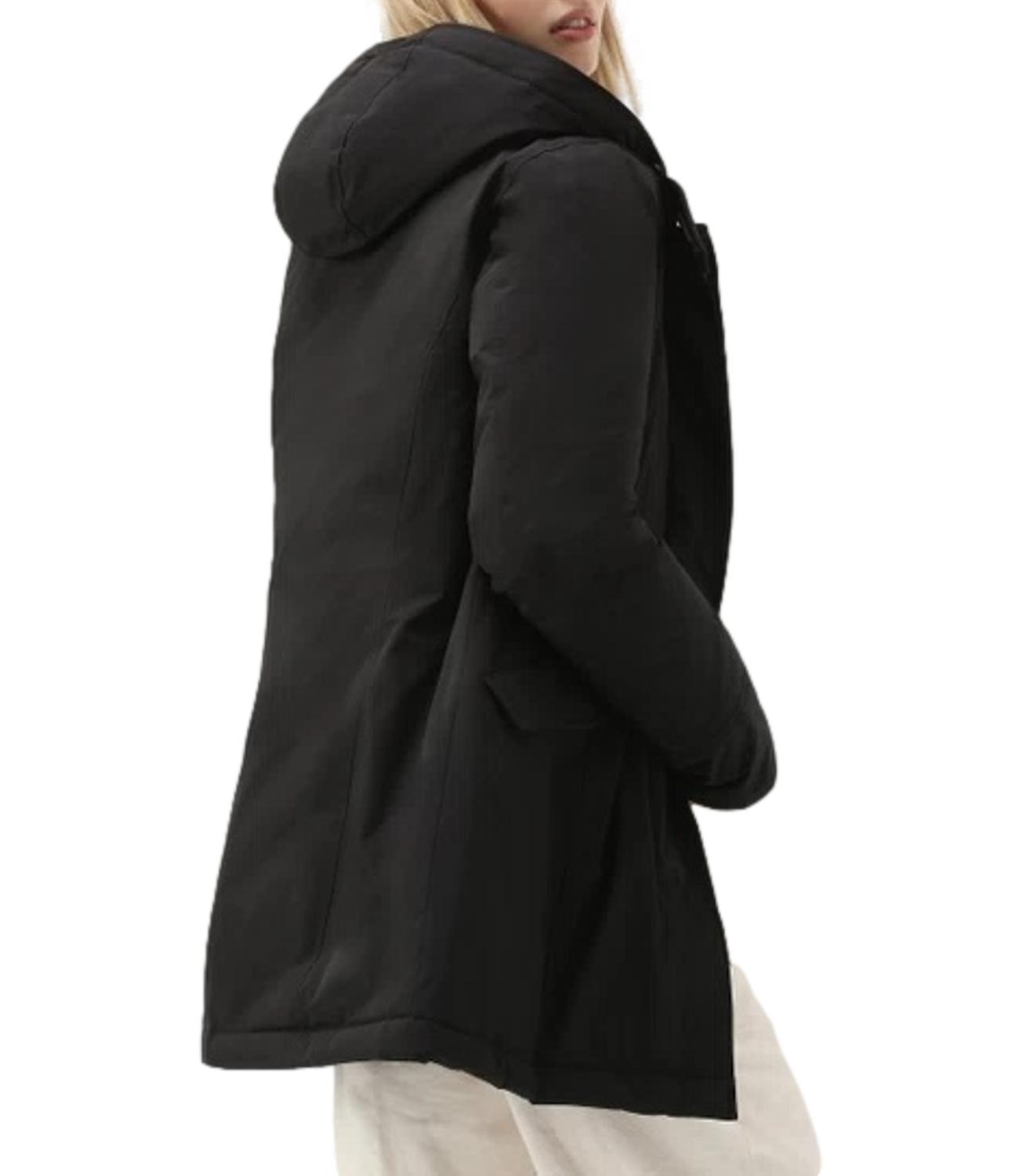 Giubbino Luxury Arctic Raccoon Parka nero