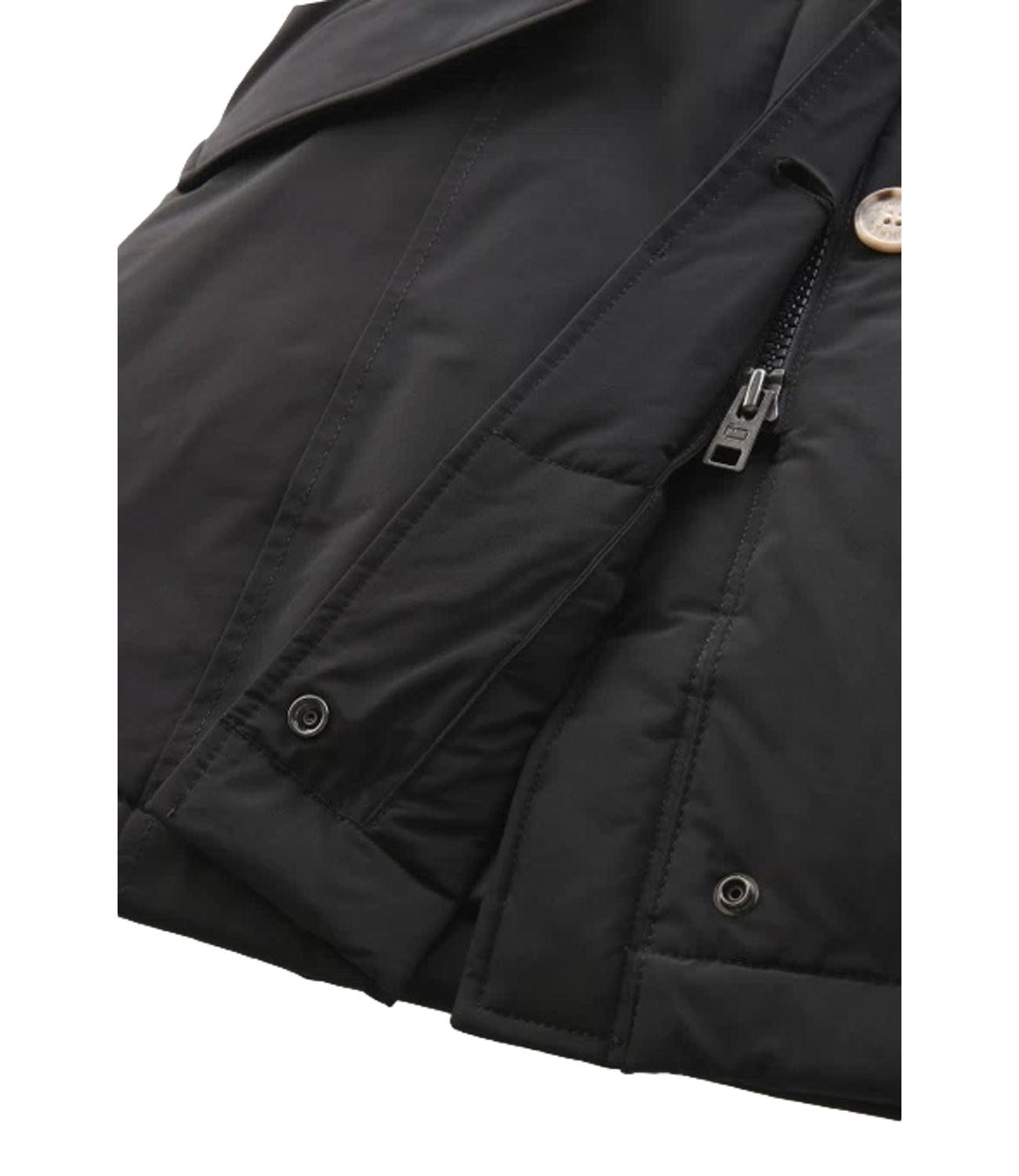 Giubbino Luxury Arctic Raccoon Parka nero