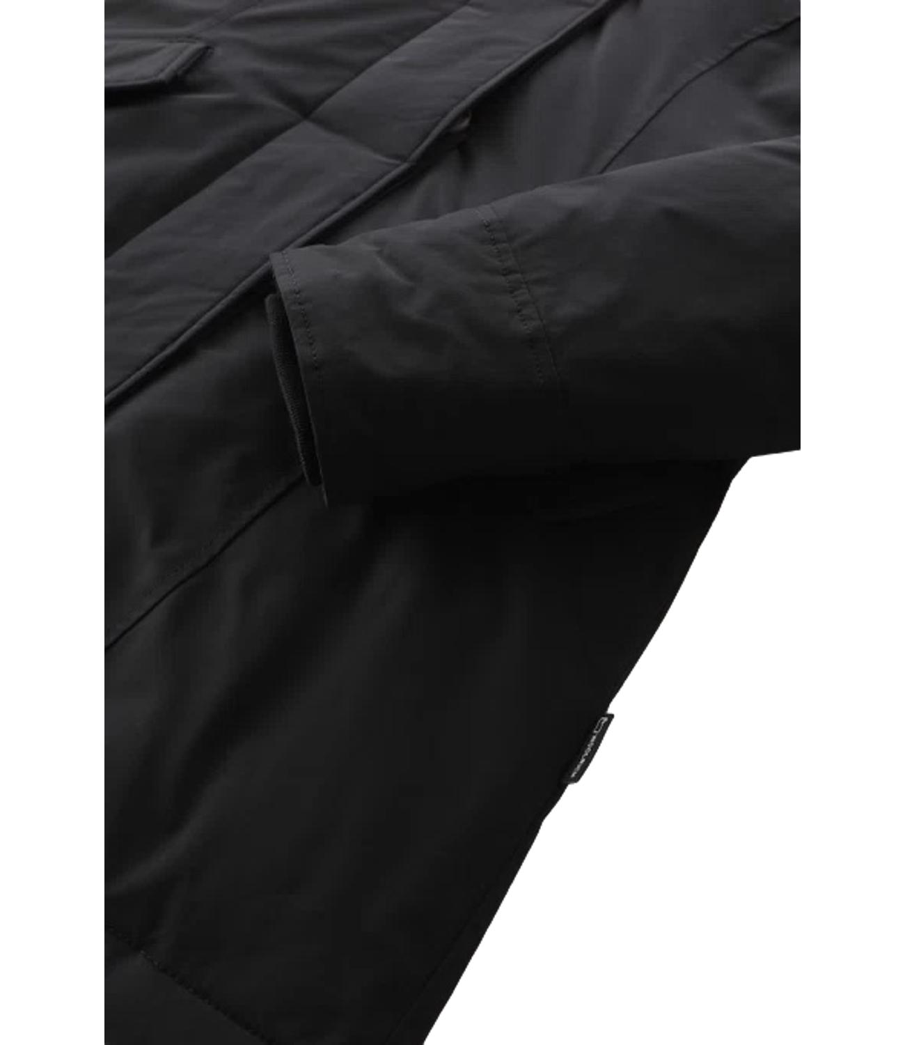 Giubbino Luxury Arctic Raccoon Parka nero