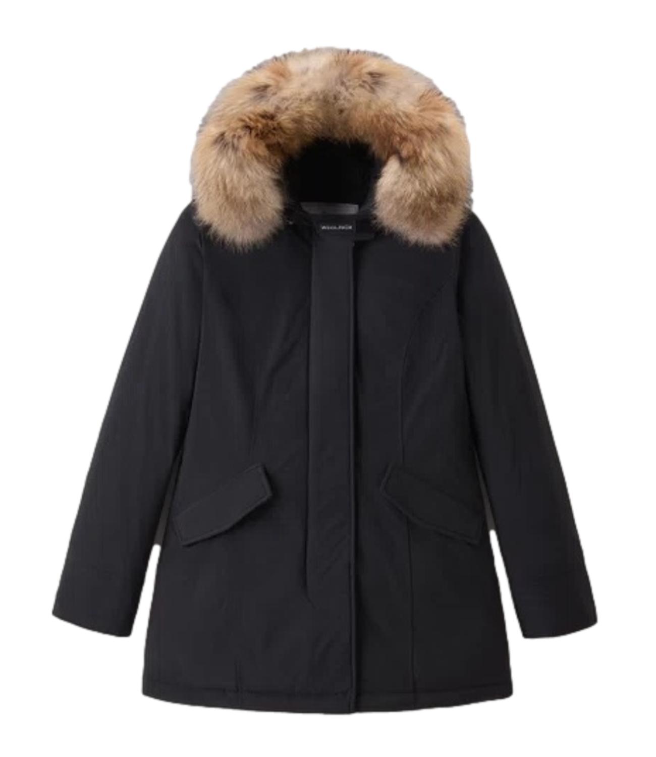 Giubbino Luxury Arctic Raccoon Parka nero