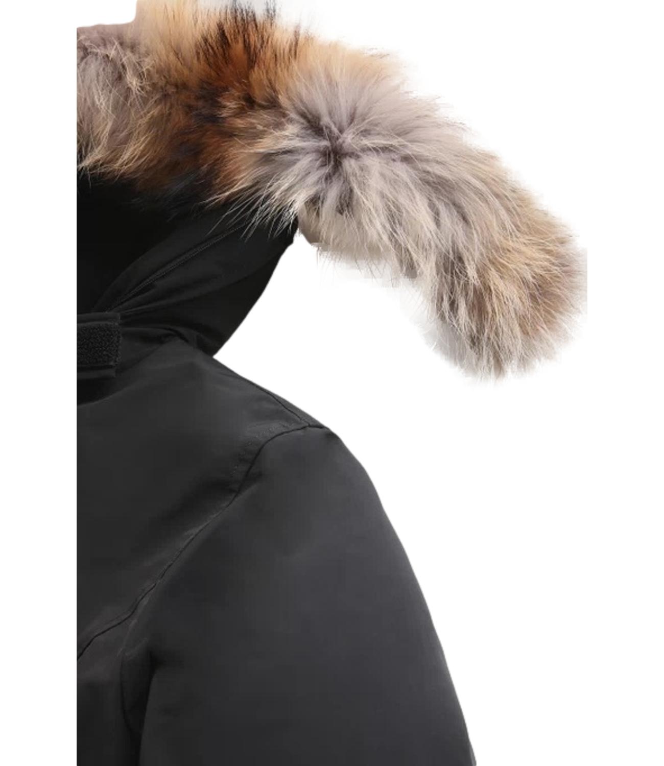 Giubbino Luxury Arctic Raccoon Parka nero