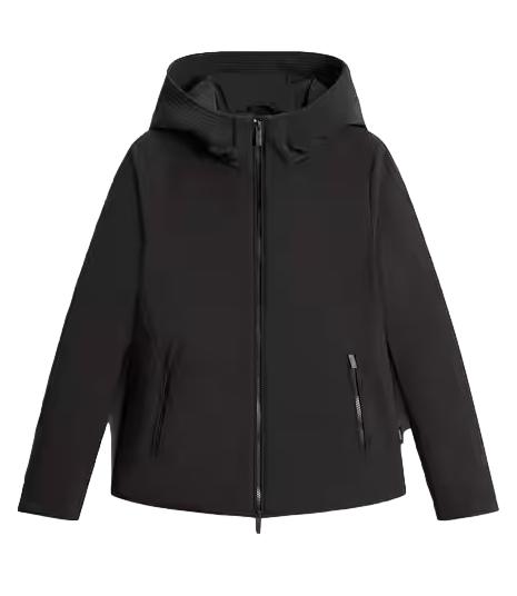 Woolrich Firth Down Short Parka nero da donna