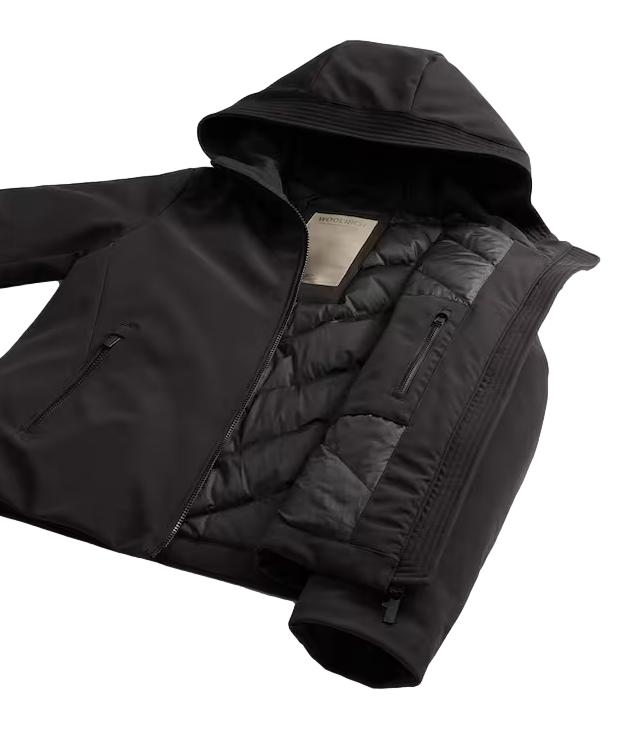 Woolrich Firth Down Short Parka nero da donna