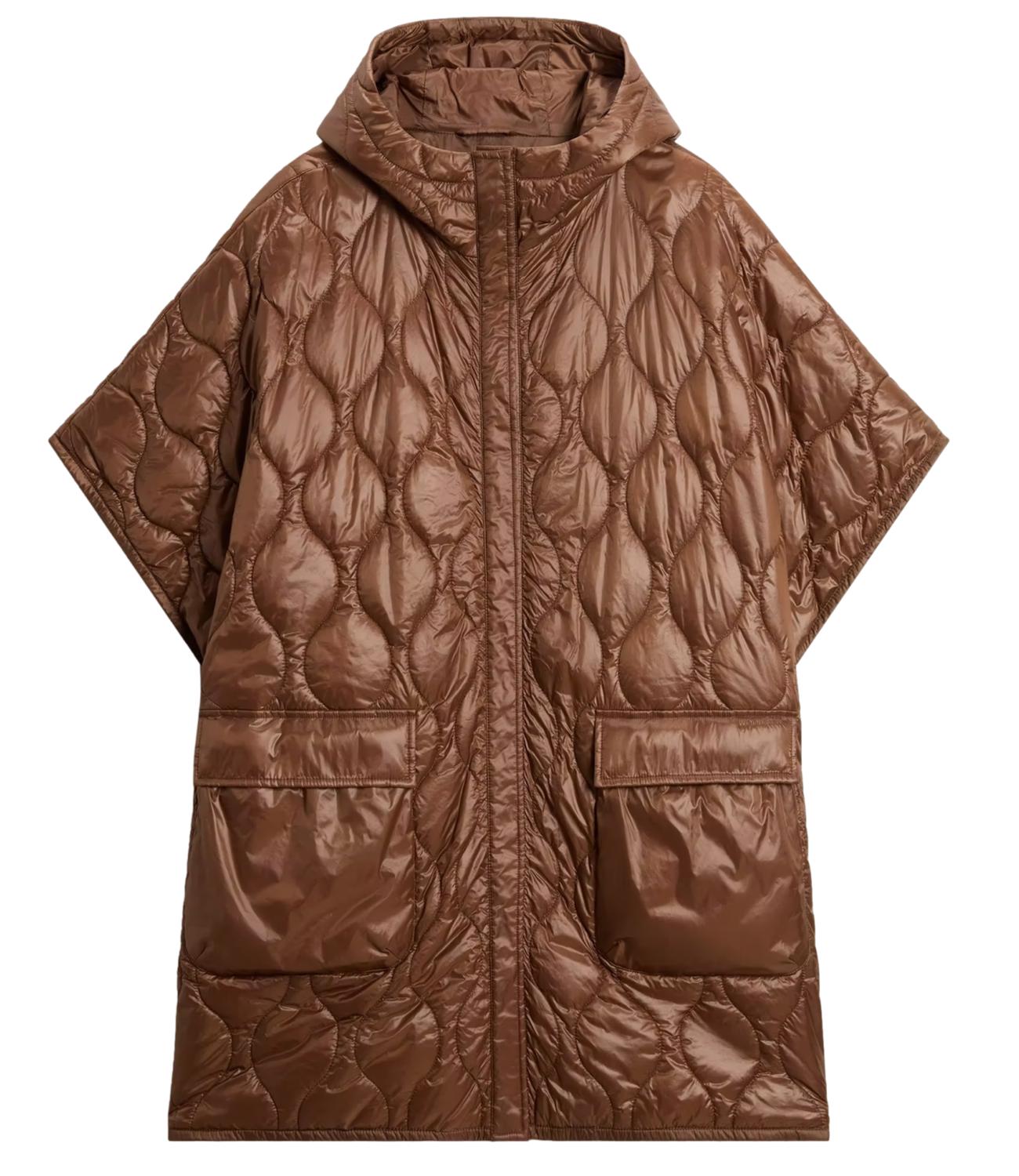 Woolrich Light Nylon Cape Bison Donna