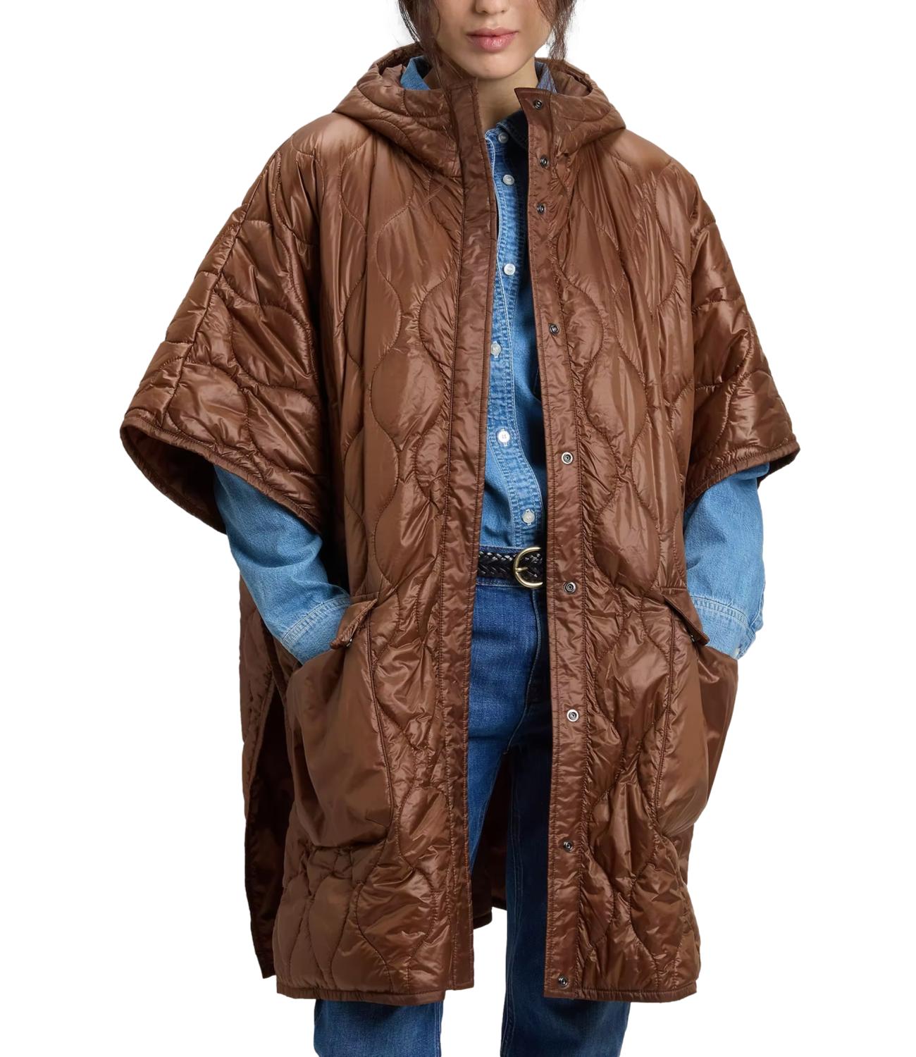 Woolrich Light Nylon Cape Bison Donna