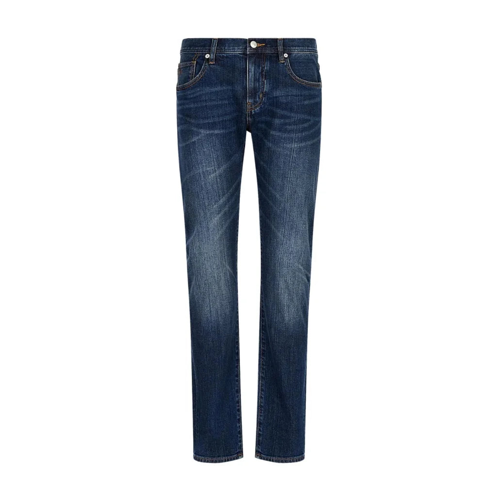 ARMANI EXCHANGE Jeans Indigo denim Uomo Denim 5 pockets pant