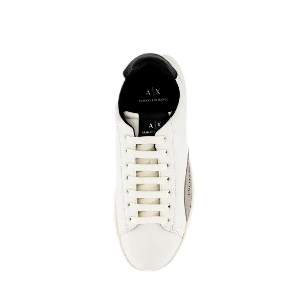 ARMANI EXCHANGE Sneakers Off white/black Uomo Leather