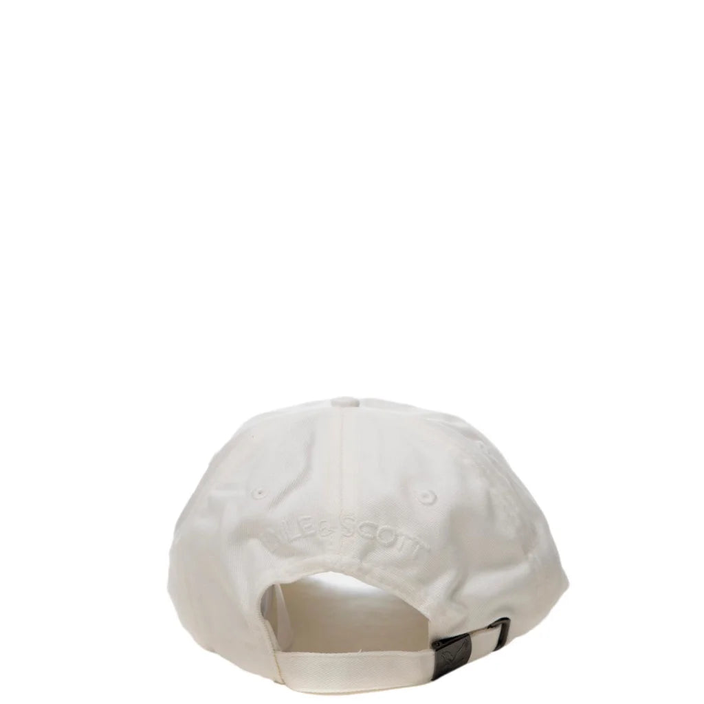 Cappello bianco Lyle & Scott con visiera e logo - UNI -