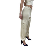Kontatto pantalone panna donna - UNI - Pantalone