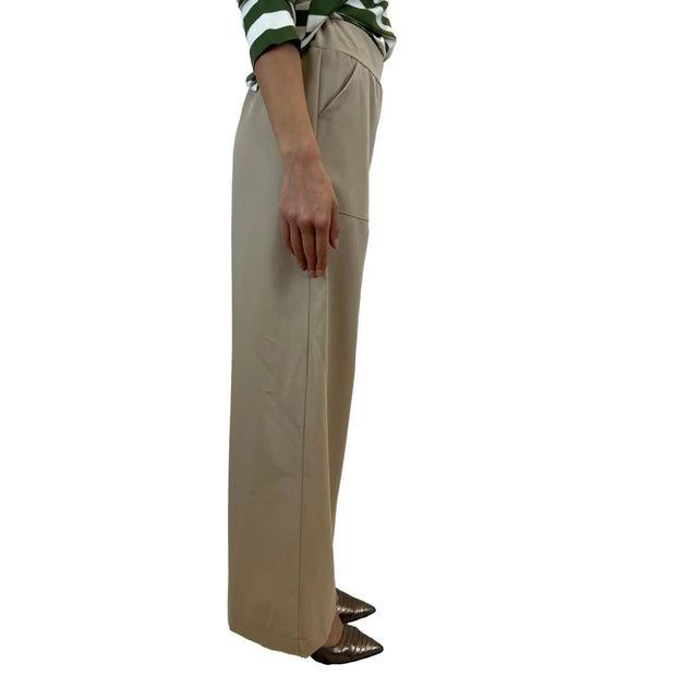 LE STREGHE Pantalone Tasche beige donna - Pantalone