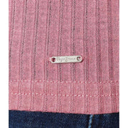 Maglia collo alto in cotone rasato rosa - Gruppo Shopping