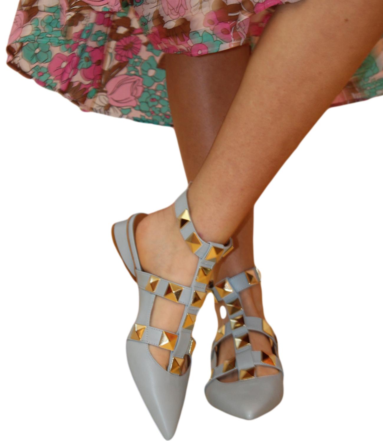 Ovyè Sandali con tacco basso Donna