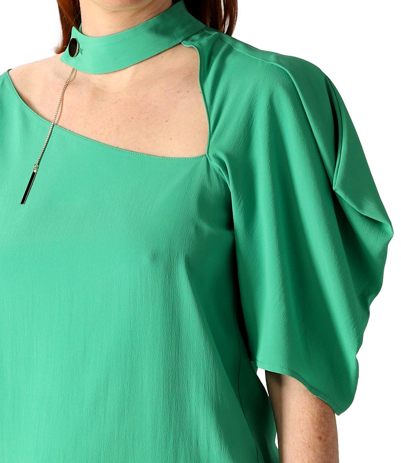 Simona Corsellini blusa verde donna P22CPBL004